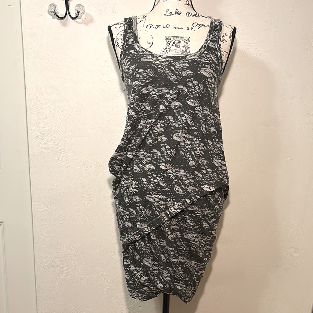 Rag & Bone Knit Asymmetric Layered Tank Dress with Bubble Hem - Like New!! Sz XS